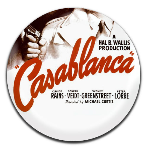 Casablanca Movie Film Classic 40's 25mm / 1 Inch D-pin Button Badge