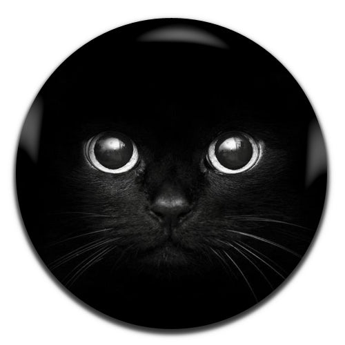 Black Cat Cute Novelty 25mm / 1 Inch D-pin Button Badge