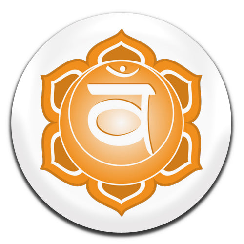 Chakra Sacral Hinduism Buddhism Energy Ancient Meditation 25mm / 1 Inch D-pin Button Badge
