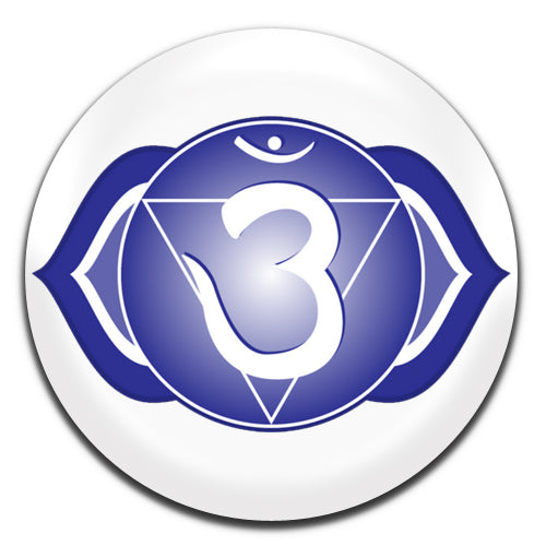 Chakra Third Eye Hinduism Buddhism Energy Ancient Meditation 25mm / 1 Inch D-pin Button Badge