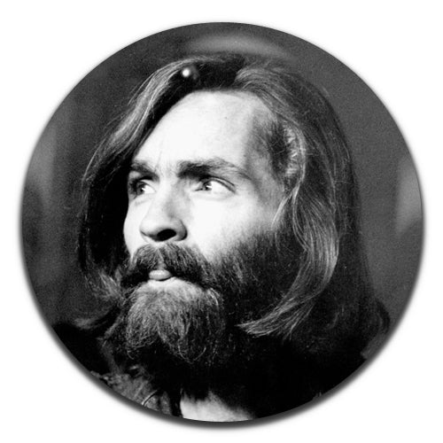 Charles Manson 60's Cult Leader 25mm / 1 Inch D-pin Button Badge