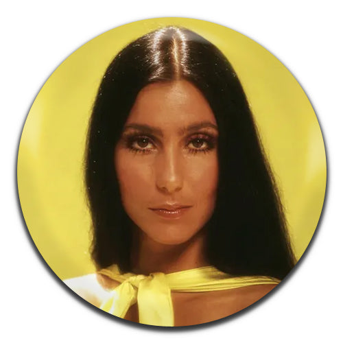 Cher Pop Rock Singer 60's 25mm / 1 Inch D-pin Button Badge