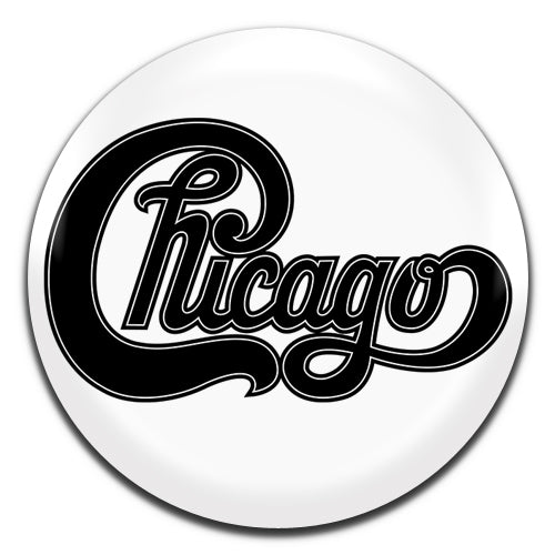 Chicago Rock Band Pop 70's White 25mm / 1 Inch D-pin Button Badge