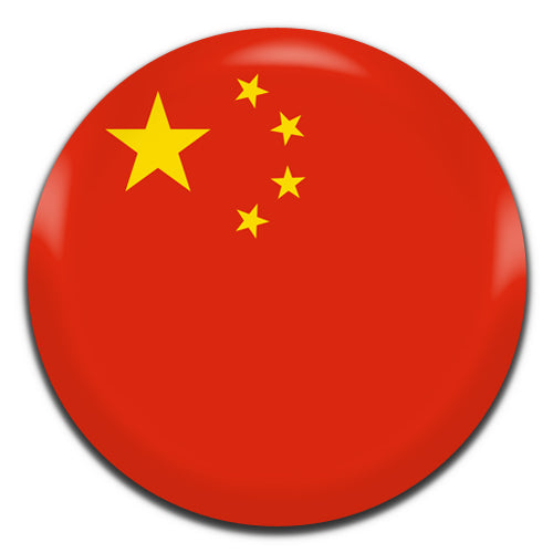 China Flag 25mm / 1 Inch D-pin Button Badge