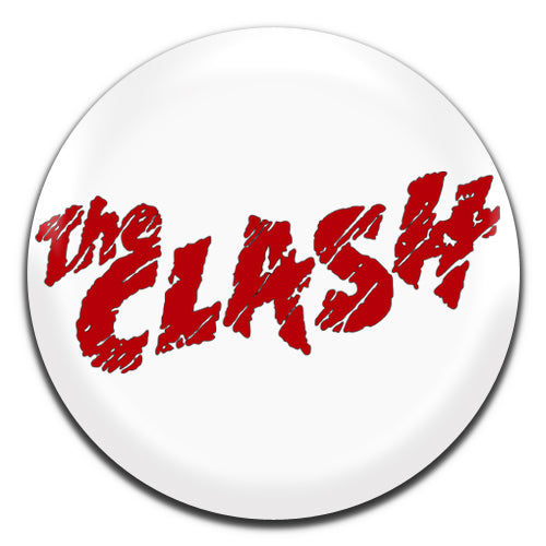 The Clash White Red Punk Rock 70's 80's 25mm / 1 Inch D-pin Button Badge