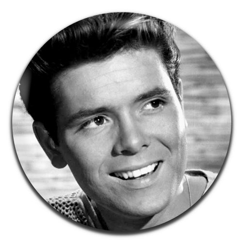 Cliff Richard Rock And Roll Pop Singer 50's 60's 70's  Black & White 25mm / 1 Inch D-pin Button Badge