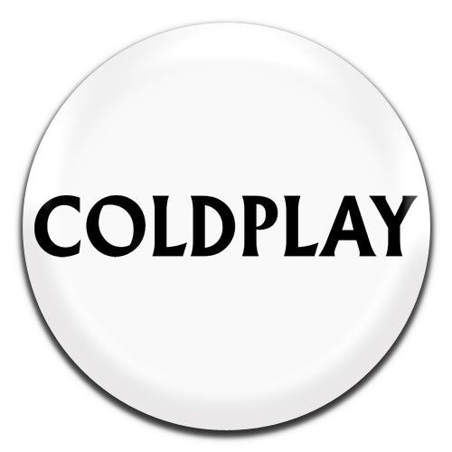 Coldplay Coldplay Indie Rock Pop Band 90's 00's White 25mm / 1 Inch D-pin Button Badge