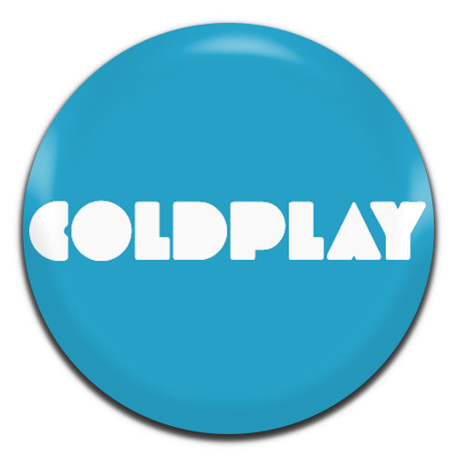 Coldplay Indie Rock Pop Band 90's 00's Blue 25mm / 1 Inch D-pin Button Badge