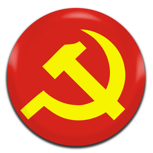 Communist Flag Communism 25mm / 1 Inch D-pin Button Badge