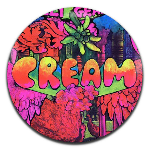 Cream Psychedelic Blues Rock Band 60's 25mm / 1 Inch D-pin Button Badge