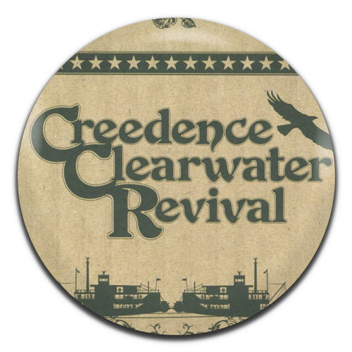 Creedence Clearwater Revival Blues Country Rock Band 60's 70's 25mm / 1 Inch D-pin Button Badge