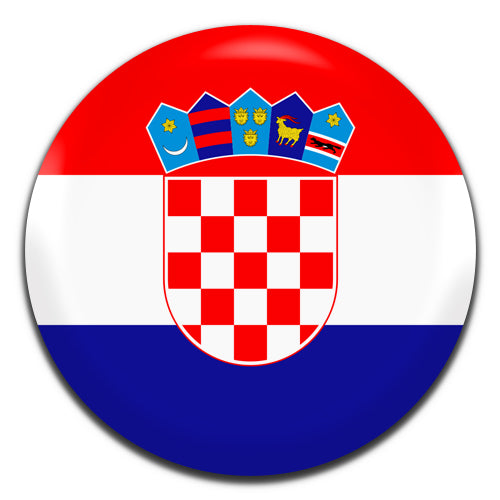 Croatia Flag 25mm / 1 Inch D-pin Button Badge