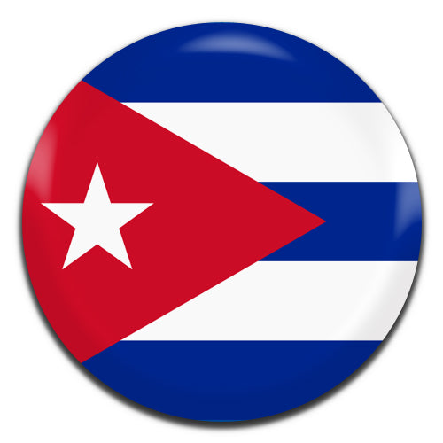 Cuba Flag 25mm / 1 Inch D-pin Button Badge