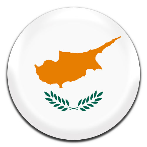 Cyprus Flag 25mm / 1 Inch D-pin Button Badge