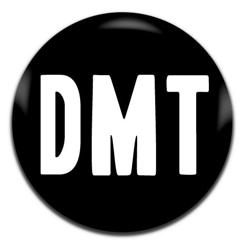 DMT Black Psychedelic 25mm / 1 Inch D-pin Button Badge