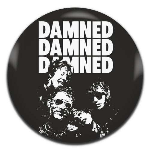 The Damned Punk Rock 70's 80's 25mm / 1 Inch D-pin Button Badge