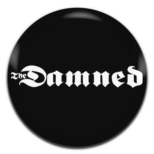 The Damned Black Punk Rock 70's 80's 25mm / 1 Inch D-pin Button Badge