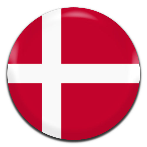 Denmark Flag 25mm / 1 Inch D-pin Button Badge