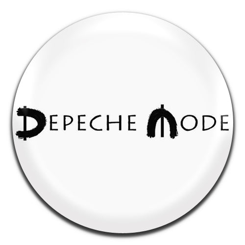 Depeche Mode White Synth Pop New Wave Pop Rock Band 80's 25mm / 1 Inch D-pin Button Badge