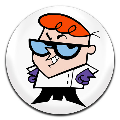 Dexter's Laboratory Dexter Animated Kids TV Series 90's 00's 25mm / 1 Inch D-pin Button Badge