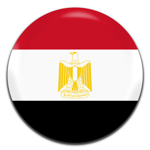 Egypt Flag 25mm / 1 Inch D-pin Button Badge