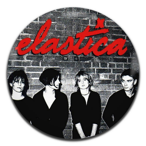 Elastica Indie Rock Band Brit-Pop 90's 25mm / 1 Inch D-pin Button Badge