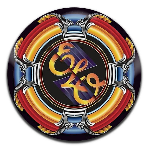 Electric Light Orchestra ELO Colour Logo Rock Prog Band 70's 25mm / 1 Inch D-pin Button Badge