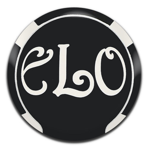 Electric Light Orchestra ELO Black & White Logo 25mm / 1 Inch D-pin Button Badge