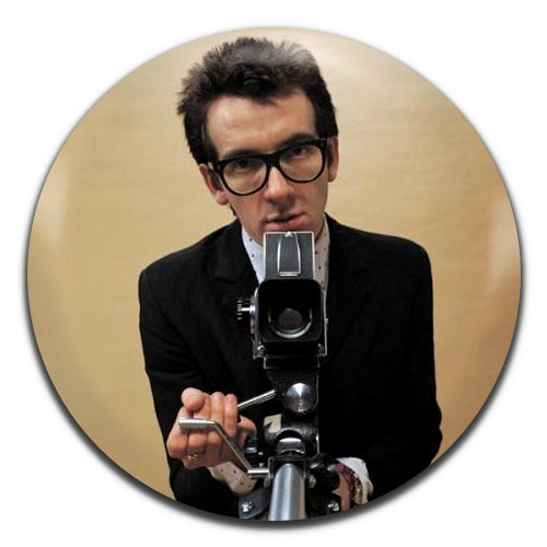 Elvis Costello New Wave Pop Rock Punk Singer 70's 80's 25mm / 1 Inch D-pin Button Badge