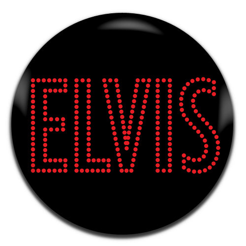 Elvis Presley Rock and Roll Country Singer 50's 60's Logo 25mm / 1 Inch D-pin Button Badge