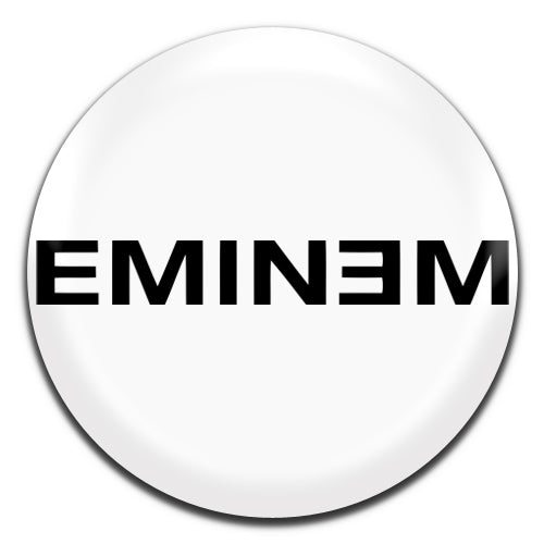 Eminem Hip Hop Rap 90's 00's White 25mm / 1 Inch D-pin Button Badge