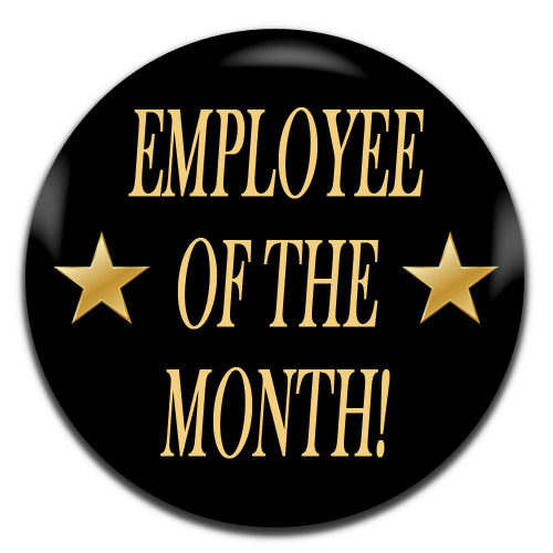 Employee Of The Month 25mm / 1 Inch D-pin Button Badge