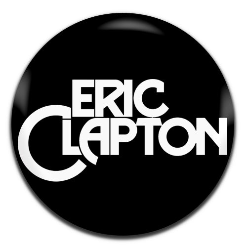 Eric Clapton Blues Rock Singer Guitarist Logo Black 25mm / 1 Inch D-pin Button Badge