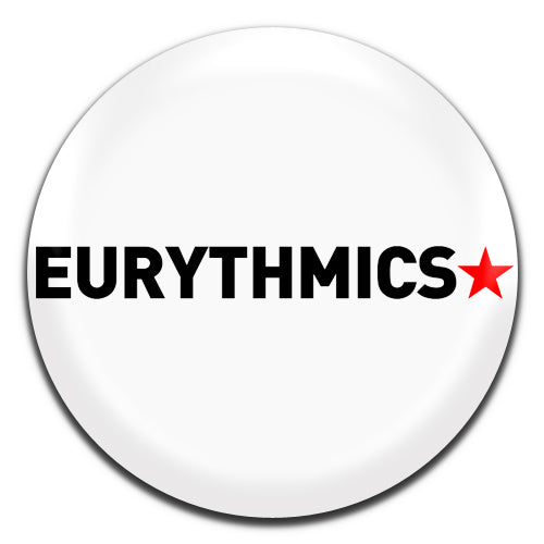 Eurythmics White Synth Pop New Wave Pop 80's 25mm / 1 Inch D-pin Button Badge