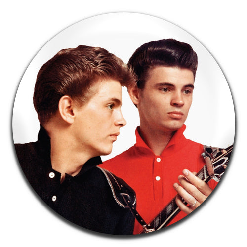 Everly Brothers Colour Rock And Roll 50's 60's 25mm / 1 Inch D-pin Button Badge