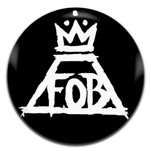 Fall Out Boy Black Rock Emo Pop Punk Band 00's 25mm / 1 Inch D-pin Button Badge