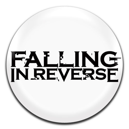 Falling In Reverse Metalcore Post Hardcore Rock Metal Band 00's White 25mm / 1 Inch D-pin Button Badge