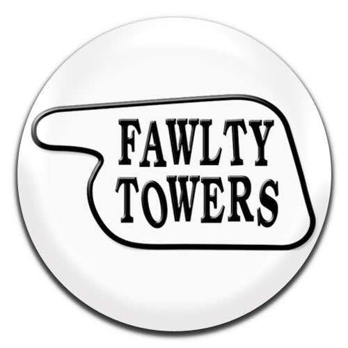 Fawlty Towers TV Series Comedy 70's 25mm / 1 Inch D-pin Button Badge