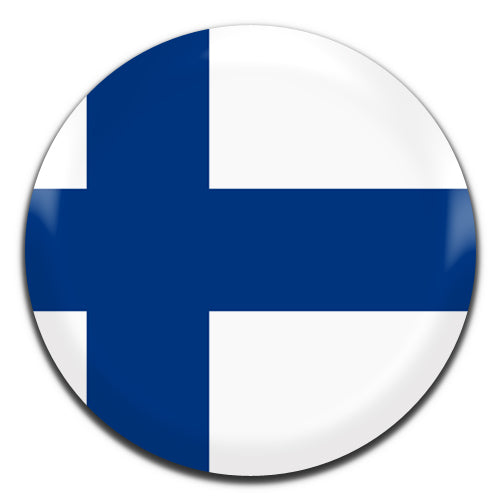 Finland Flag 25mm / 1 Inch D-pin Button Badge