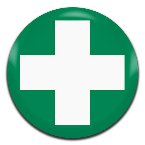 First Aid 25mm / 1 Inch D-pin Button Badge