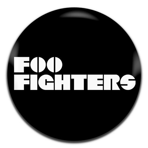 Foo Fighters Rock Band Grunge Pop 90's 00's Black 25mm / 1 Inch D-pin Button Badge