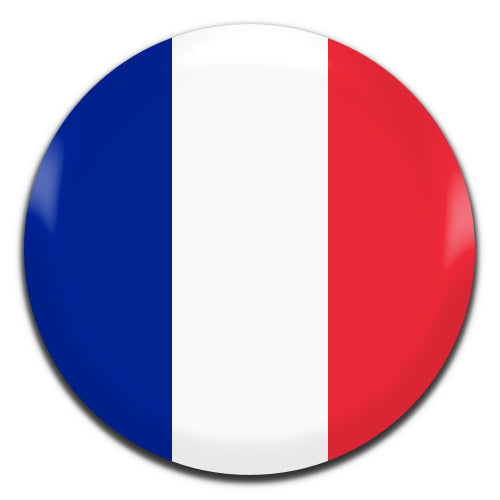 France Flag 25mm / 1 Inch D-pin Button Badge