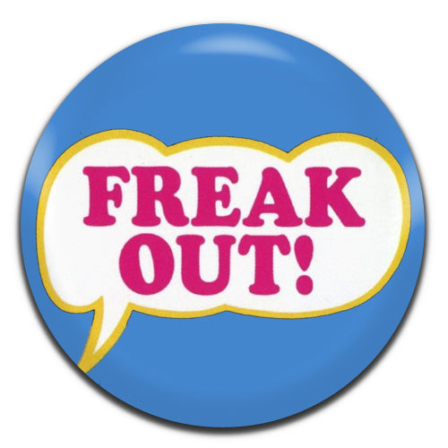 Freak Out Frank Zappa Psychedelic Rock 60's 25mm / 1 Inch D-pin Button Badge