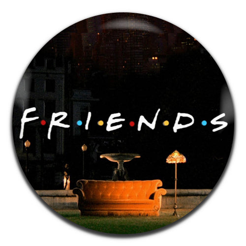 Friends Black TV Series 90's 25mm / 1 Inch D-pin Button Badge