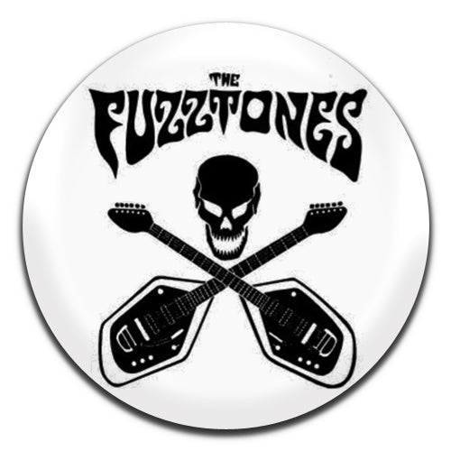 The Fuzztones White Garage Rock Punk Band 80's 25mm / 1 Inch D-pin Button Badge