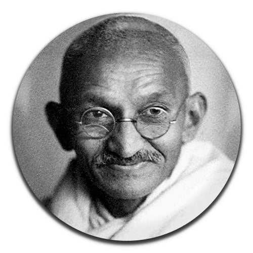 Mahatma Gandhi Peace Politics Civil Rights 25mm / 1 Inch D-pin Button Badge