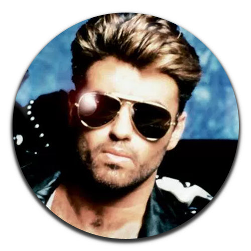 George Michael Sunglasses Pop Singer 80's 90's 25mm / 1 Inch D-pin Button Badge