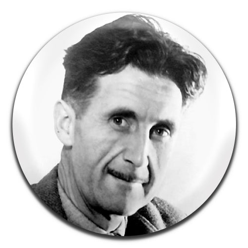 George Orwell Black & White Wite 40's 25mm / 1 Inch D-pin Button Badge