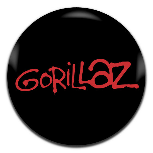 Gorillaz Black Indie Rock Pop Band 00's 25mm / 1 Inch D-pin Button Badge