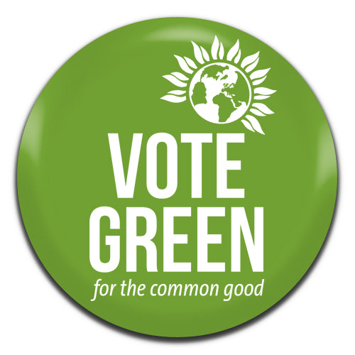Green Party Vote Green Politics 25mm / 1 Inch D-pin Button Badge